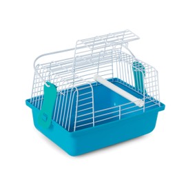 Prevue Pet Products Travel Cage for Birds and Small Animals, Blue (SP1304BLUE), 9.0" L x 5.6" W x 6.1" H