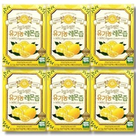 1 Lemon a Day Organic Lemon Juice 20g 14 packs 6 boxes (32594182) / 1일1레몬 유기농 레몬즙 20g 14포 6박스 (32594182)