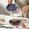 Jiyocy Spoon Rest, Large Ceramic Spoon Holder for Stove Top,
