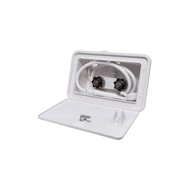 Valterra PF266202 Catalina Hot/Cold Exterior Shower - White