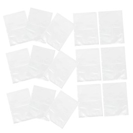 Operitacx File Bags 40pcs Sheet Protectors Holes Reusable and Erasable Easy Install on File Folder Binder Sleeves for Filing Cabinet