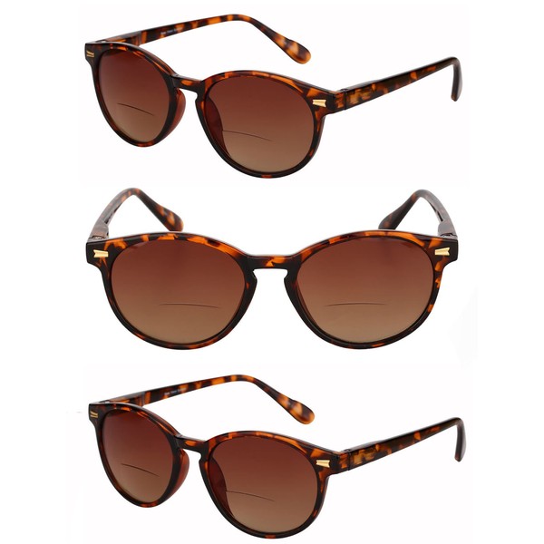 Mass Vision 3 Pair of The Brilliance Unisex Bifocal Reading