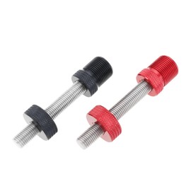 LT Easiyl Pack of 2pcs Bike Square Spline Bottom Bracket Anti Drop Auxiliary Tool Bicycle Bottom Bracket Remover Anti-Drop Screw, Black and Red