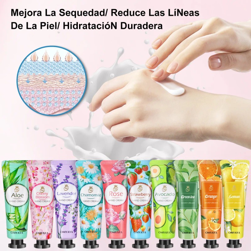 40pcs 20ml Cremas Manos Mayoreo Hidratación Y Reparación