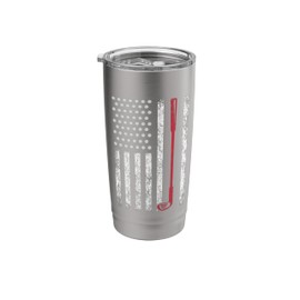 Retro American Flag Golf Gift for Golfers Funny Golf Club Stainless Steel Insulated Tumbler