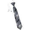 TigerTie Children's Tie Striped - Tie Pre-Tied with Elastic Band,