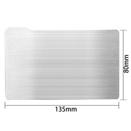 Euroharry Pack of 2 135 x 80 mm Flexible Steel Plate Construction Plate for Photon, Photon S, Photon Mono SLA DLP 3D Printer (135 mm x 80 mm x 22 mm, 2)