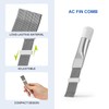 LANMU Air Conditioner Evaporator Coil Cleaning Brush AC Condenser Coil