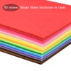 TIMESETL 50pcs Coloured Felt Fabric Craft Felt for Sewing, 20