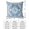 Snycler Light Blue Boho Throw Pillow Covers Set of 2