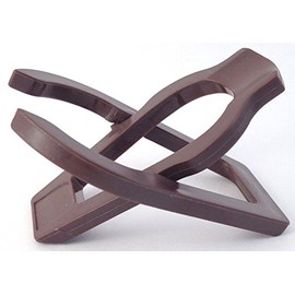 Single Brown Plastic Folding Pipe Stand Rack Holder Pipe Rest - 1036