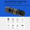 KLJ Waterproof Cable Connector, IP68 Connection Terminals, 3-Pin M20 Plug,