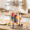mustry Coffee Syrup Rack for Coffee Bar Accessories, Coffee Syrup