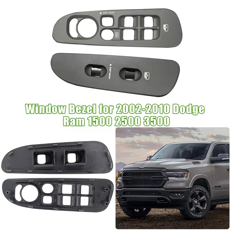 Driver and Passenger Door Window Switch Panel Bezel for 2002-2010