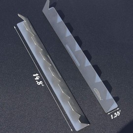 GOUTIME Stainless Steel Shish Kabob Skewer Rack with Storage Bag, Universal Barbecue BBQ Skewers Holder for Grill