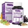 Gwynne Sambucus Suplemento Cápsulas Extracto Sauco 1000mg Vitamina Zinc Quercetina