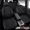 CAR PASS Leather Oxford Car Seat Covers Full Set,Waterproof Seat