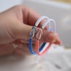 DivaGlamz To My Granddaughter-Infinity Forever Love Heart Bracelet, Natural Emperor
