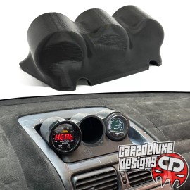 CARZDELUXE Triple gauge pod mount for 2001-2005 Is300 replaces factory storage compartment