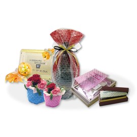 Bubble Cushioning Material, Kawakami Sangyo Hatopuchi Milky P-1, Small Roll, Width 11.8 inches (300 mm) x Total Length 32.8 ft (10 m), Milky Pink