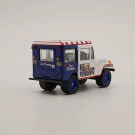 for Greenlight 1975 for Jeep for DJ-5 Ice Cream 1:64 Truck Pre-built Model