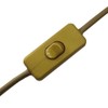 Power Cable with Plug and Switch Gold 1.50 m Connection