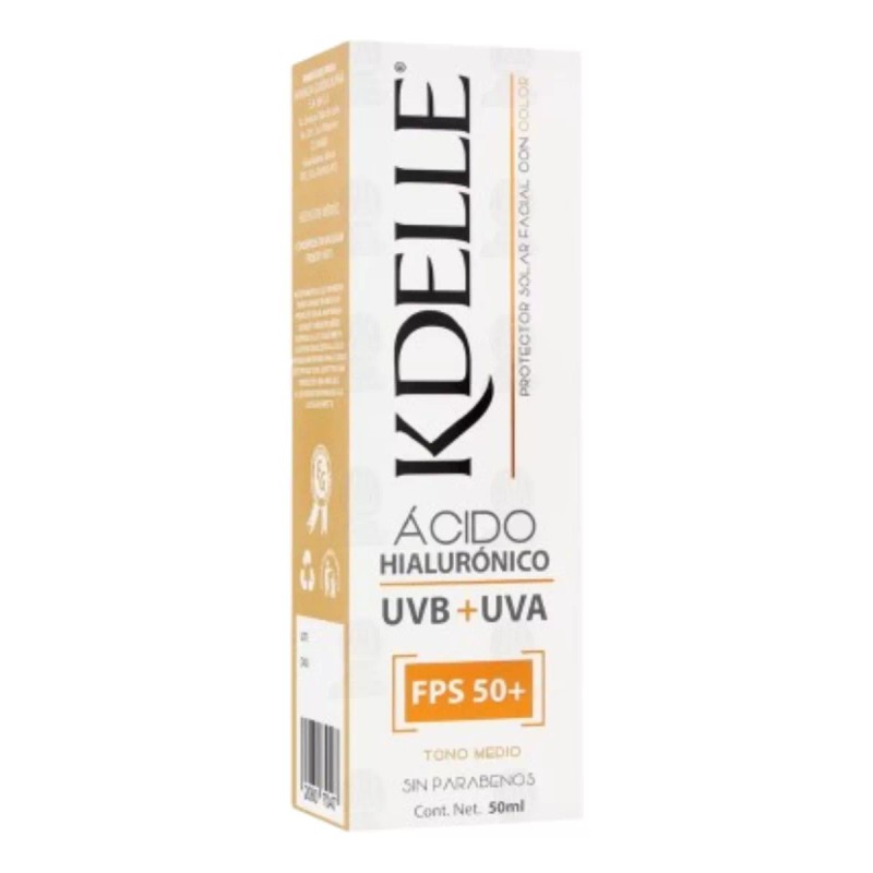 Pharma Protector Solar Facial Fps50 Con Color Y Acido Hialuronico