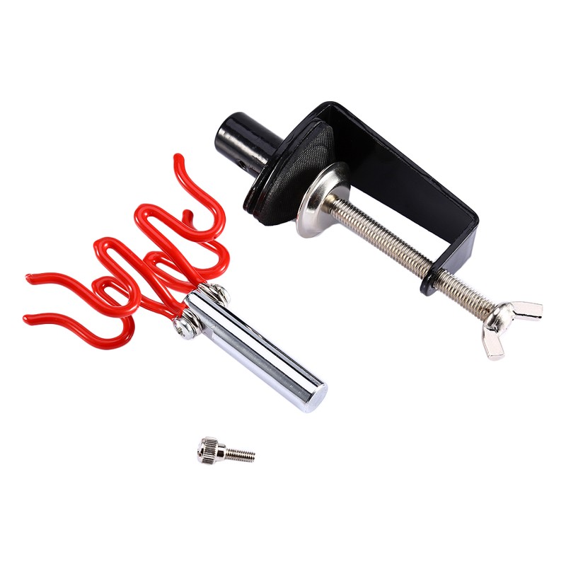 Airbrush Holder Holds 2x Air Brush Guns Clamp on Station