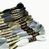 SZXMDKH Grey Embroidery Thread,Sewing Thread Kit Embroidery Threads Grey Series