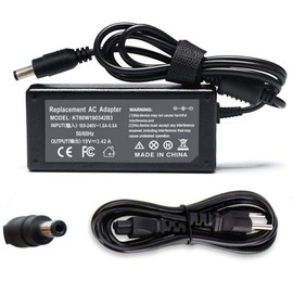 ECHEER 65W AC/DC Cargador de portátil para Toshiba Satellite PA3714U-1ACA PA3917U-1ACA PA3715U-1ACA C55 C55T-A5222 C655 C855D L305D L505 L755 A665 P755 P775 P855 P875 adaptador de cable de alimentación 19V 3.42A