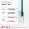 Steigner shower gasket, glass thickness 3.5/4/5 mm, straight, PVC (polyvinyl