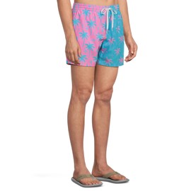 Chubbies Men's Standard The Prince of Prints 5.5" (Classic Lined Swim Trunk), Bright Blue