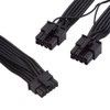 cablecc 12VHPWR ATX3.0 PCI-E 5.0 Power Modular Cable to Dual