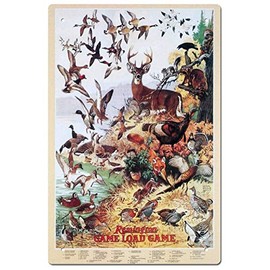 XUNXINYOUBI Vintage Remington Game Load Animals Tin Sign Metal Sign Metal Decor Wall Sign Wall Poster Wall Decor Door Plaque TIN Sign 7.8X11.8 INCH