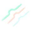 150Pcs Knitting Cable Needles 3 Sizes Smooth Durable Crooked Needle