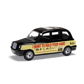 Corgi Diecast Model Cars - CC85934 The Beatles - London Taxi - 'I Want to Hold Your Hand' 1:36 Pre-Built Model Vehicles Toy, Classic Metal Die Cast Collectible, Auto Toys Models for Adults - Yellow