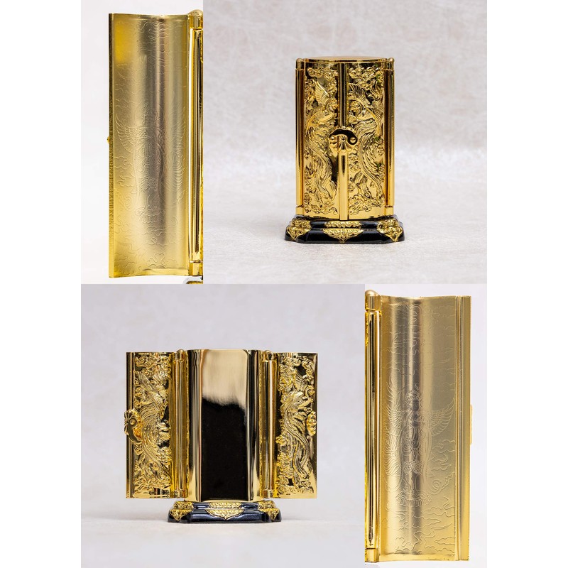 Zushi (No. 2 gold plated/24k gold)_Buddha Statue Takaoka Copperware