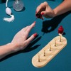 2 juegos de soporte de exhibición de uñas de madera,