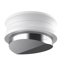 Normcore 58,5 mm Kaffeeverteiler-Werkzeug – Espresso-Nivellierer mit V-Klingenbasis für 58 mm Kaffeesiebträger – Antihaftbeschichtung weiß – Edelstahl-V-Klingenbasis – Ständer aus eloxiertem Aluminium