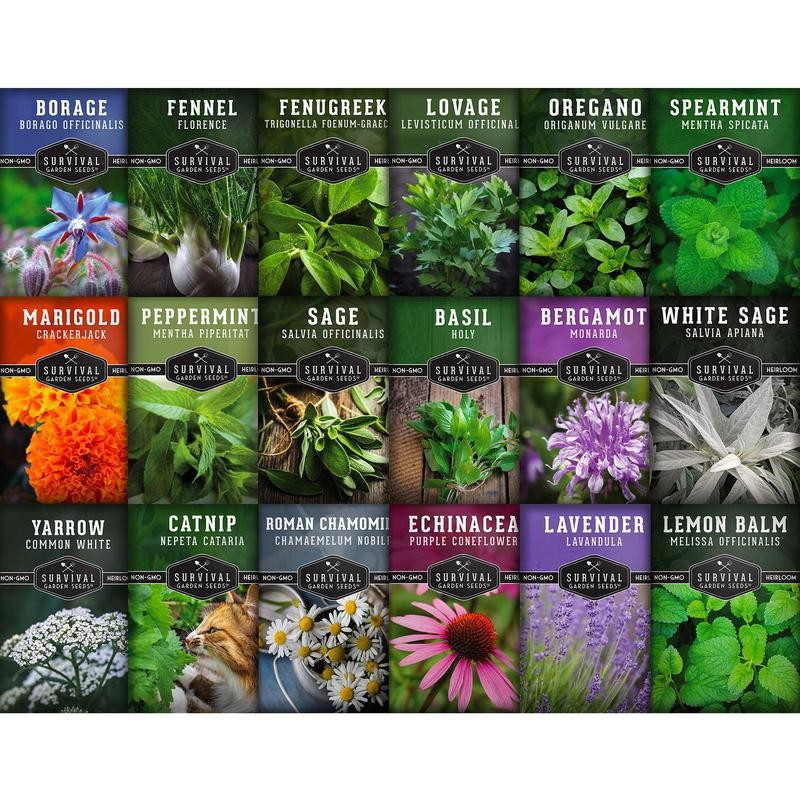 Medicinal Herb Collection - 18 Medicinal Herbs