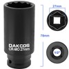 DAKCOS SW 27 mm Multi-Tooth Impact Wrench Nut Drive Shaft