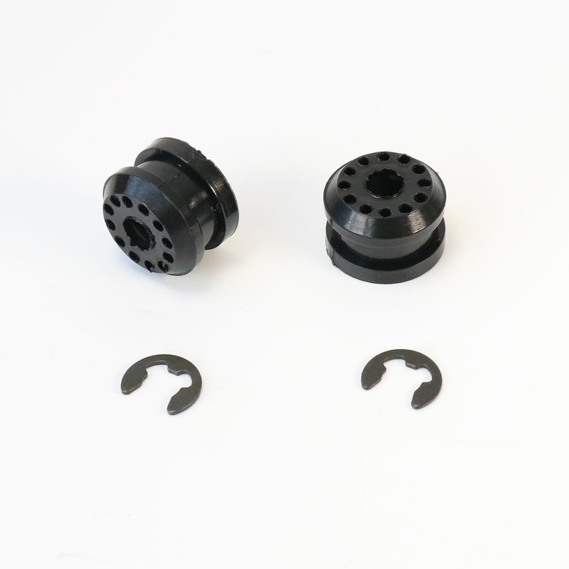 AUPARTIK 2PCS Transfer Case Shift Linkage Bushing with E-clips Fit