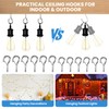 Pack of 12 Screw Hooks Thread M4 & M5 Hook