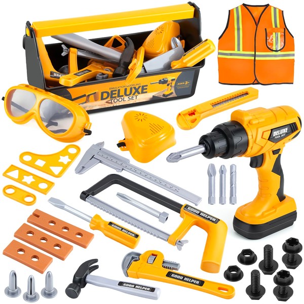 Kids Tool Set – Zealous 32 Pieces Toddler Tool Set