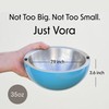 Vora Dip Chiller Bowl 35 Oz Stainless Steel - Keeps
