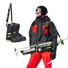 Hikeen Ski Equipment, Stock Storage, Includes Shoulder Strap, Shoulder Strap,