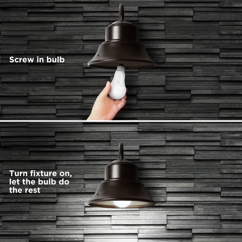 Feit Electric LED Dusk to Dawn Light Bulb, A21 100W