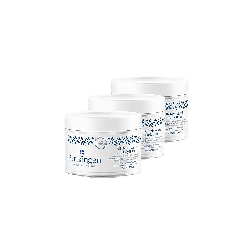Barnängen Body Balm 200 ml Over Intensive, Pack of 3,