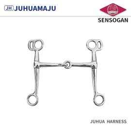 Juhua 5" Stainless Steel Tom Thumb Snaffle Bit,Equestrian Horse Bit Polished