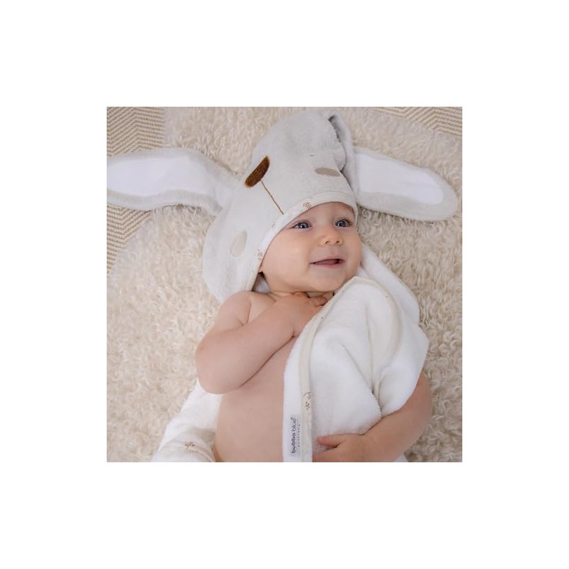 Bubba Blue Bunny Dream Absorbent Novelty Baby/Infant Soft Bath Towel
